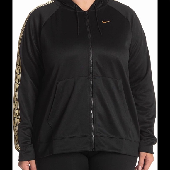 Nike X Logo Stripe Sleeve Zip Jacket 